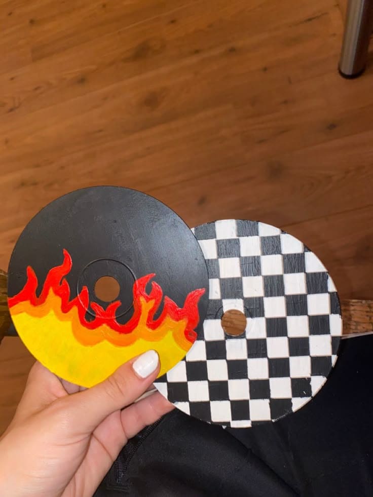 Retro-Cool Vinyl Art Idea