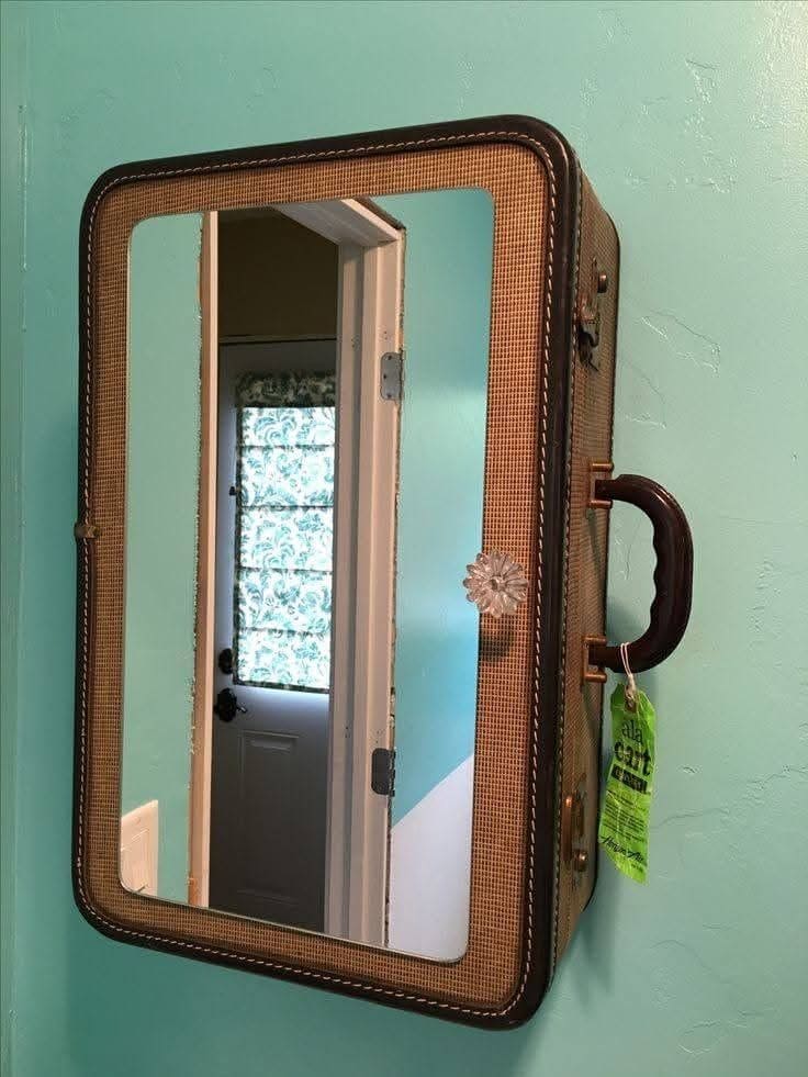 Quirky Suitcase Mirror