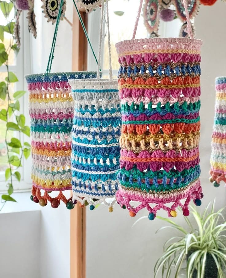 Crochet Lantern Covers
