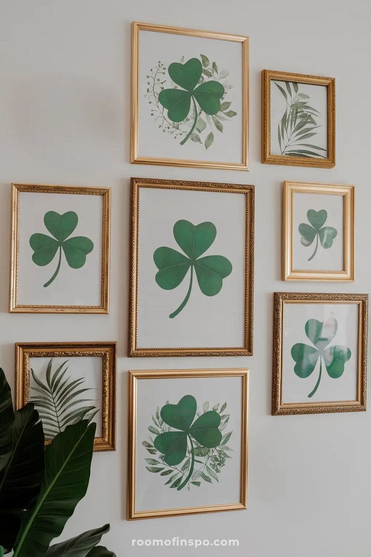 Stunning St. Patricks Day Gallery Wall Charm