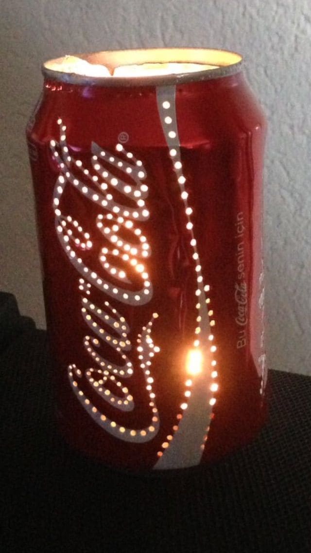 Luminous Coca-Cola Candle