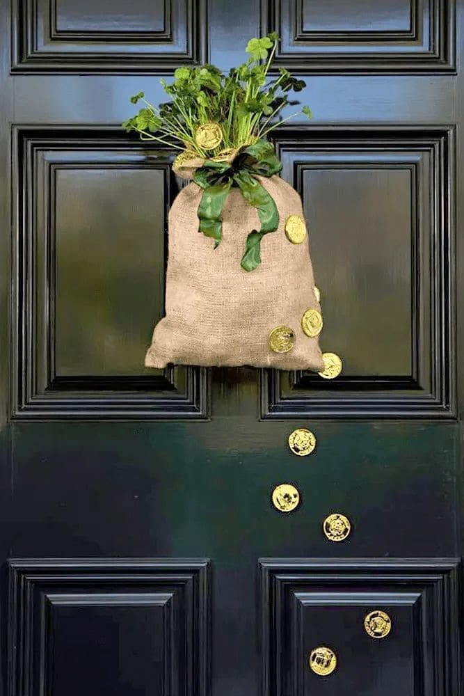 Charming St. Patricks Day Door Sack Delight