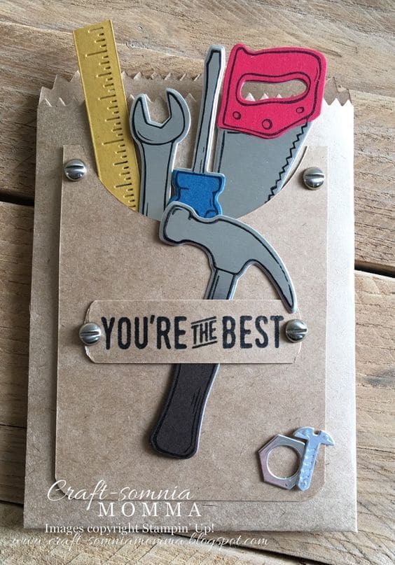 Tool Pocket Fathers Day Card