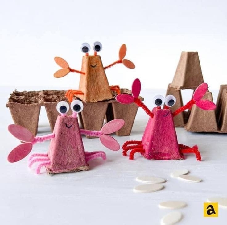 Egg Carton Crabs