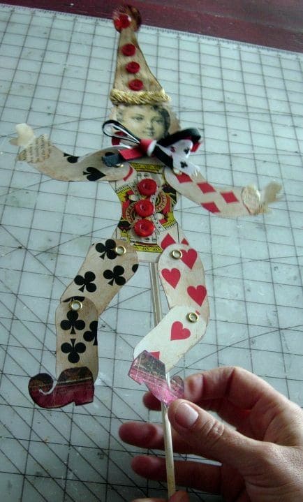 Whimsical Cardboard Jester Delight