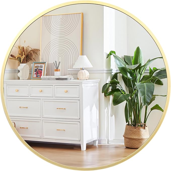 Shop Round mirror with frame