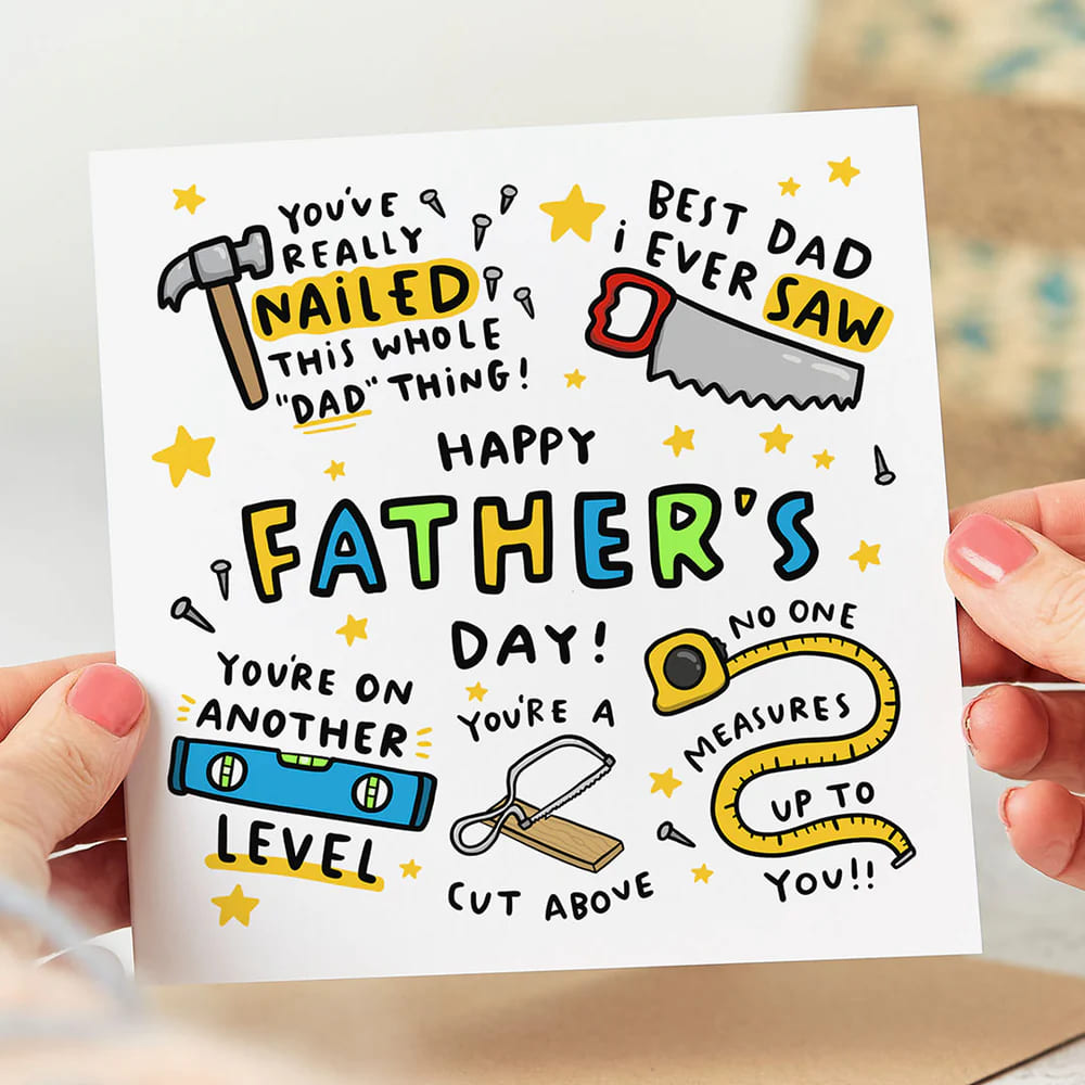 Tool Pun Fathers Day Card