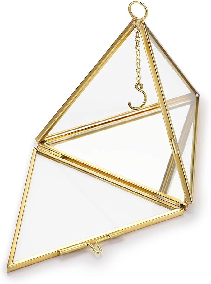 Shop gold geometric prism frame