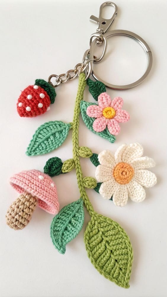 Crochet Keychain Charm