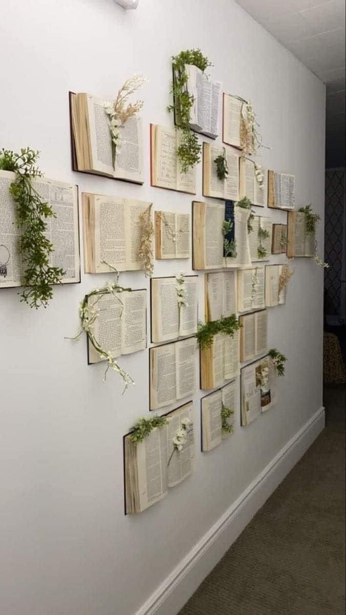 Botanical Book Wall Art for Nature-Lovers