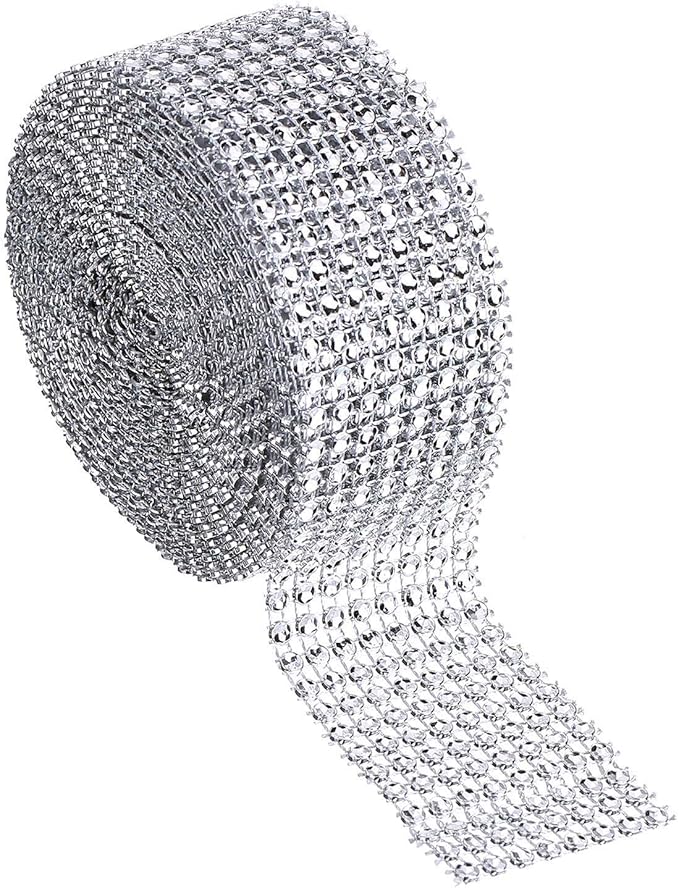 Shop Silver rhinestone ribbon