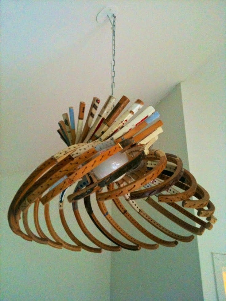 Artistic Racket Chandelier Design