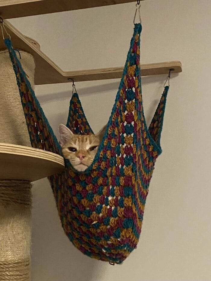 Crochet Cat Hammock