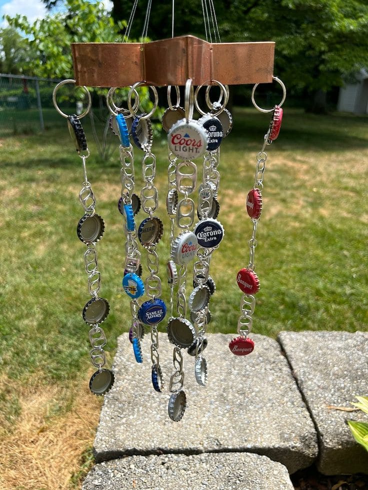 Bottle Cap Wind Chime