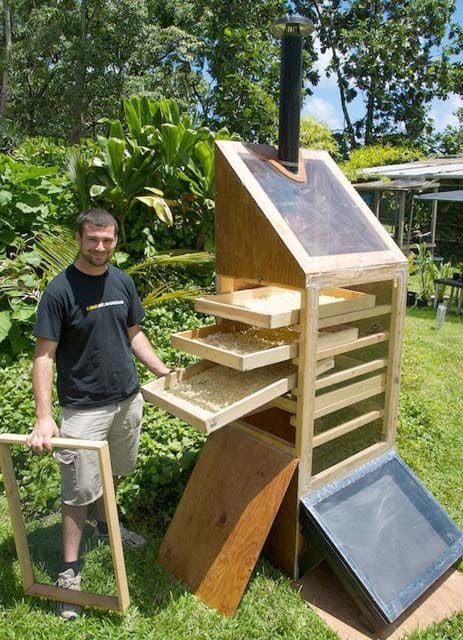 Incline Solar Grain Drying Platform