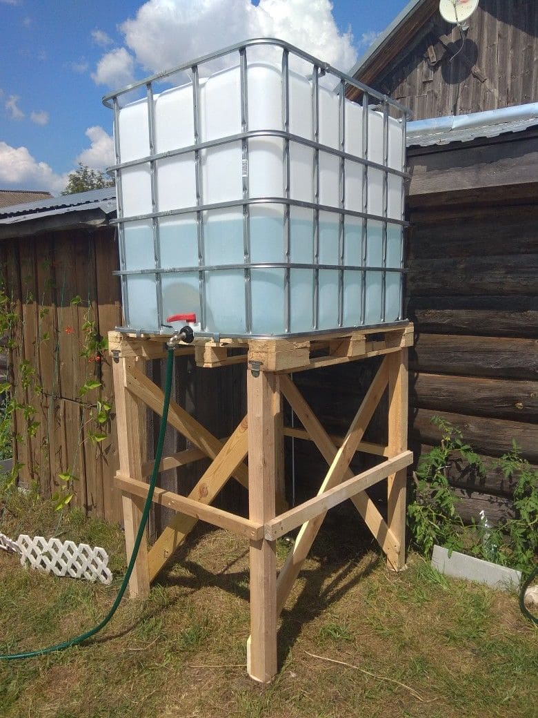Elevated Rainwater Harvesting Tower