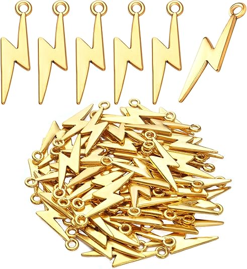 Shop golden lightning charms