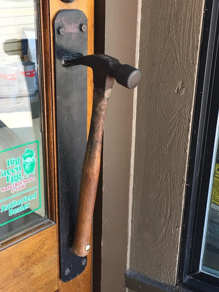 Industrial Hammer Door Handle