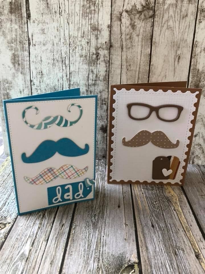 Quirky DIY Mustache Cards