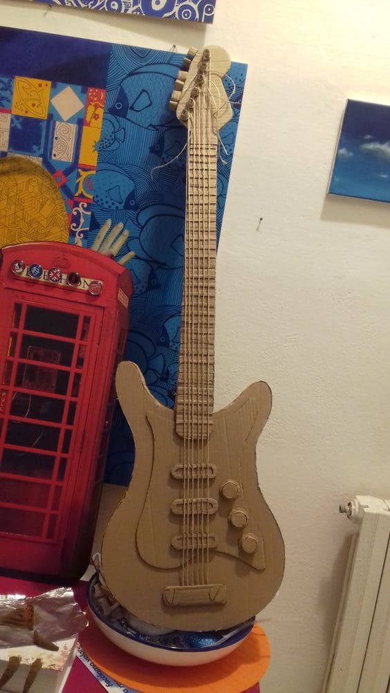 Groovy Cardboard Guitar