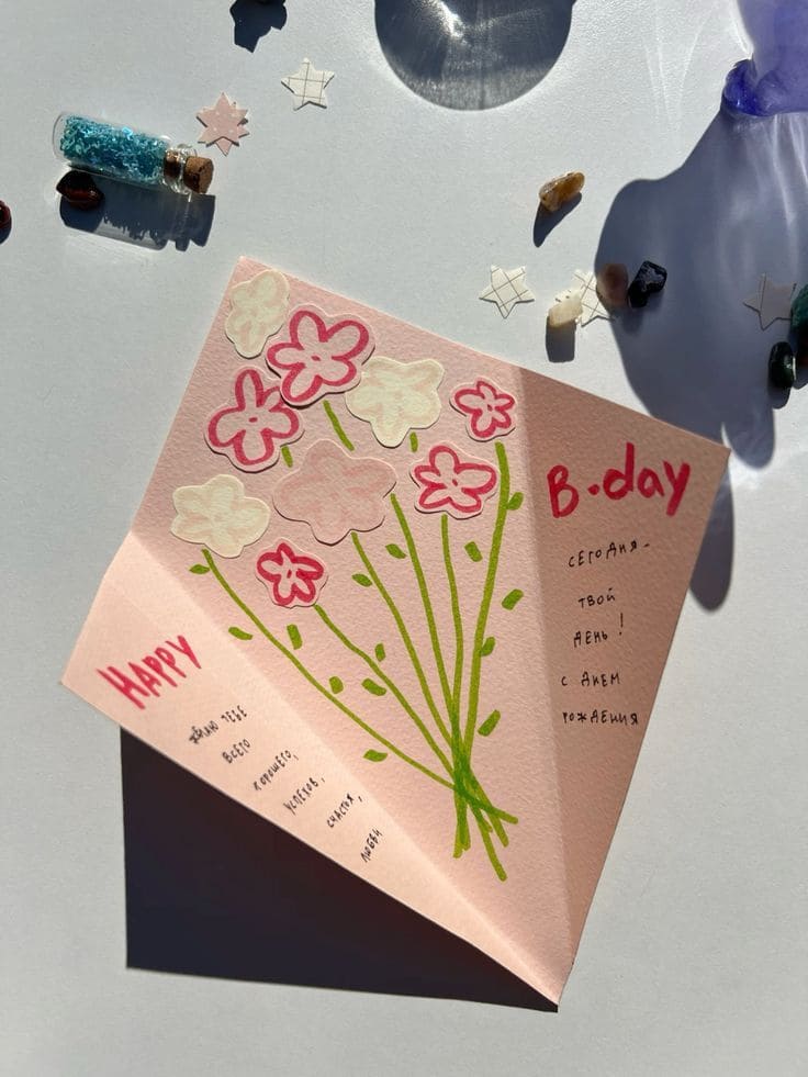 Charming Pop-Up Floral Birthday Card DIY