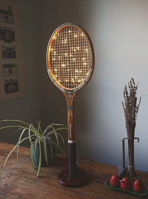 Glowing Tennis Racket Fairy Light Lamp