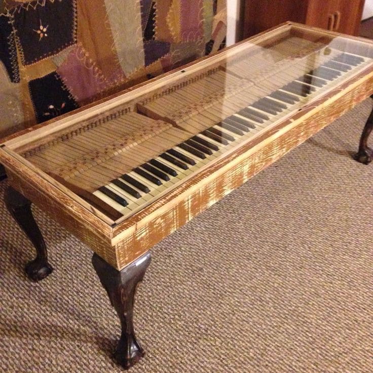 Piano Key Coffee Table