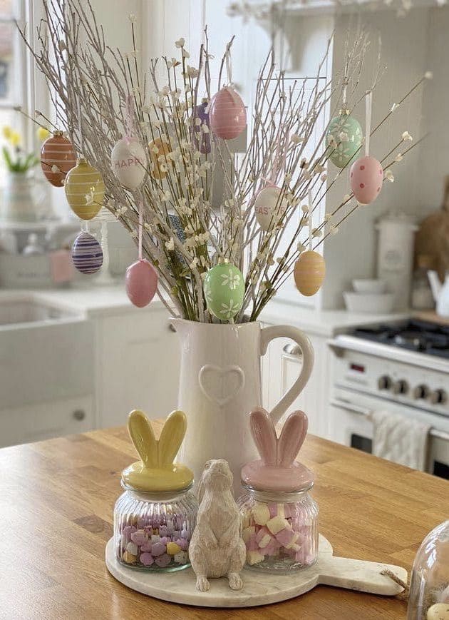 Whimsical Easter Charm Tabletop Display