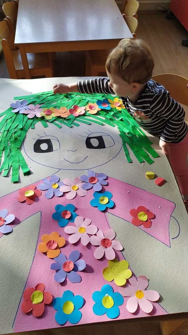 Blooming Paper Portrait Surprise