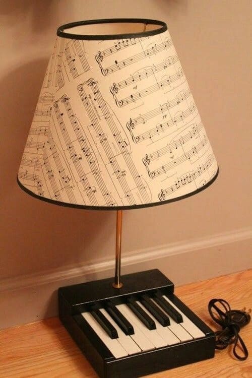Illuminated Piano Key Lamp Glow