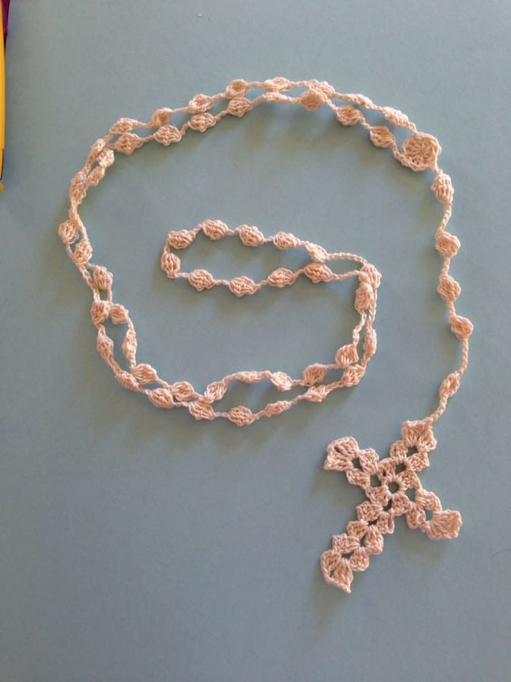 Delicate Crochet Rosary