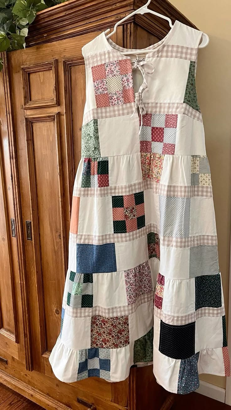 Patchwork Quilt Block Dress