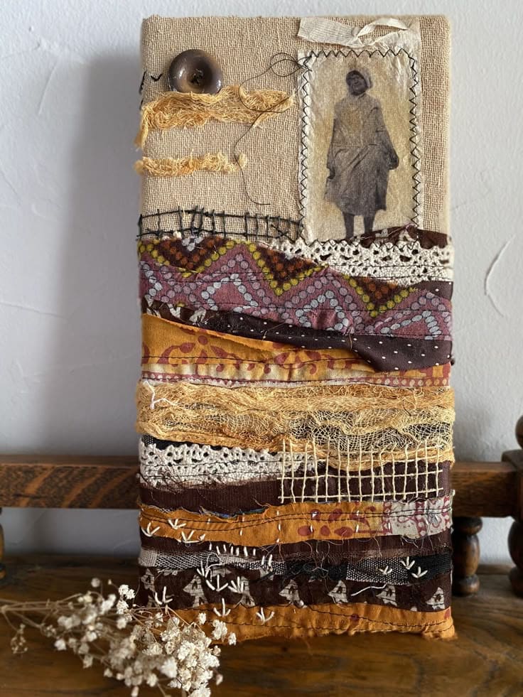 Mixed Media Textile Collage