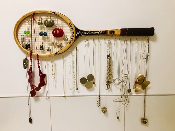 Stylish Racket Jewelry Organizer