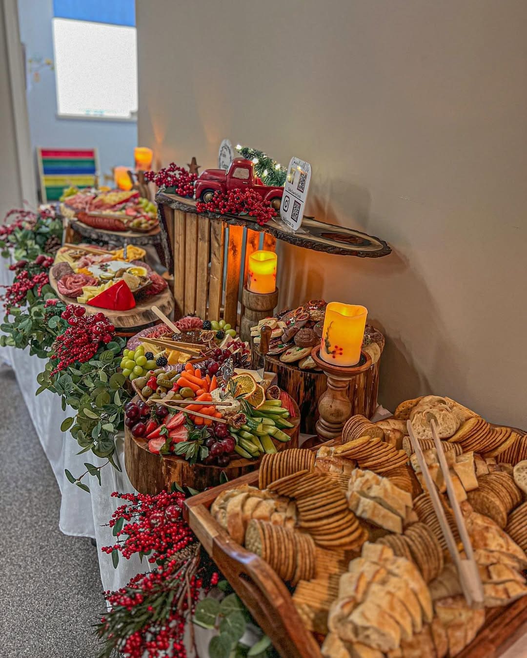 Rustic Holiday Grazing Display