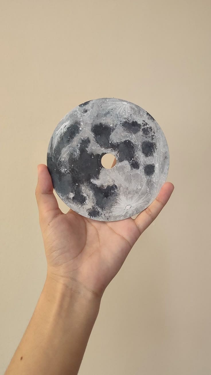 Ethereal Moonlit Vinyl Art Design