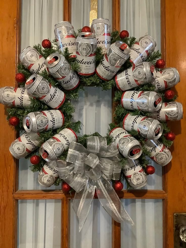 Festive Brew Holiday Cheers Wreath