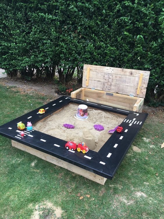 Fabulous DIY Sandbox Adventure Haven with Roads