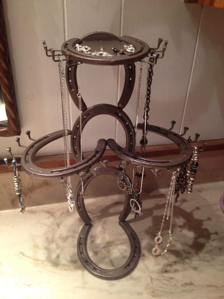 Horseshoe Jewelry Stand