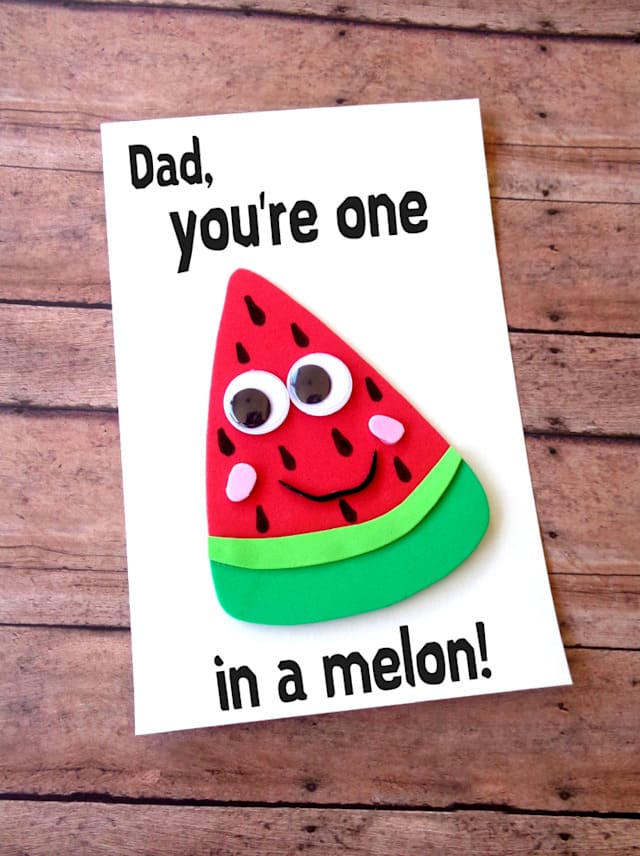 Cute Melon Card Idea