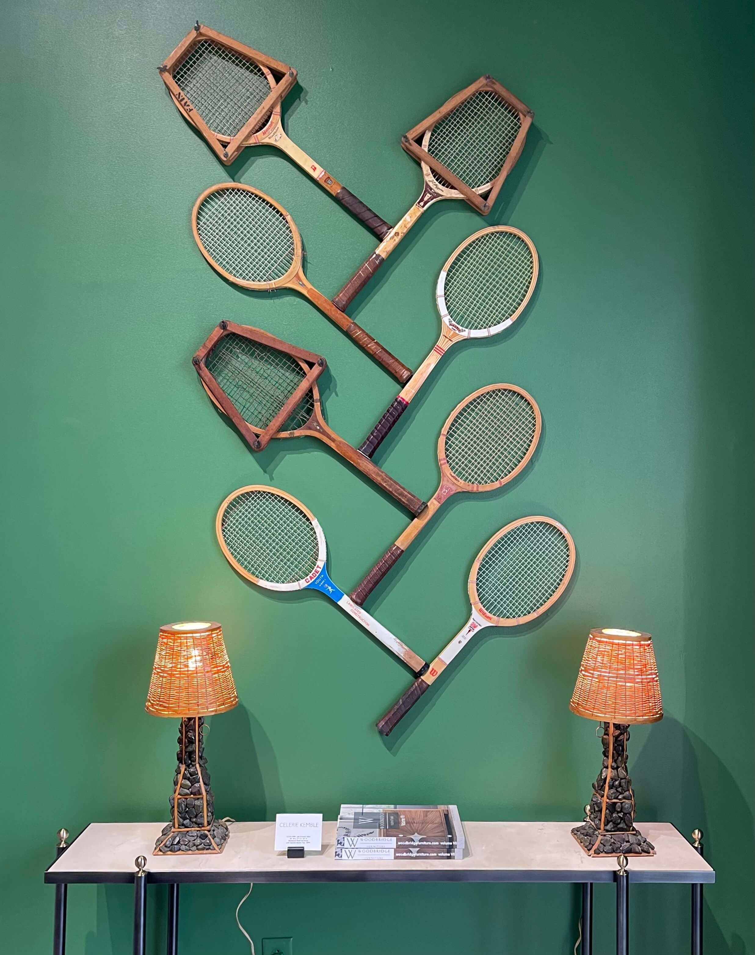 Rustic Racket Wall Display