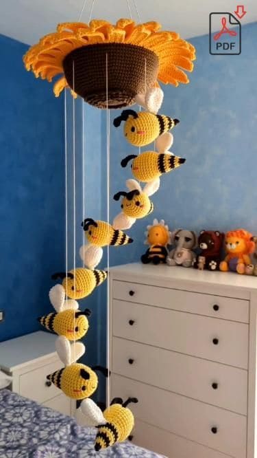 Crochet Bee Mobile