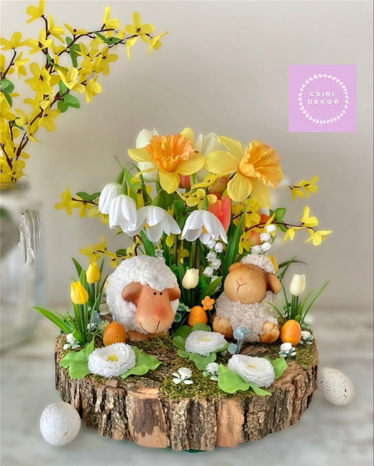 Enchanting Springtime Meadow Centerpiece