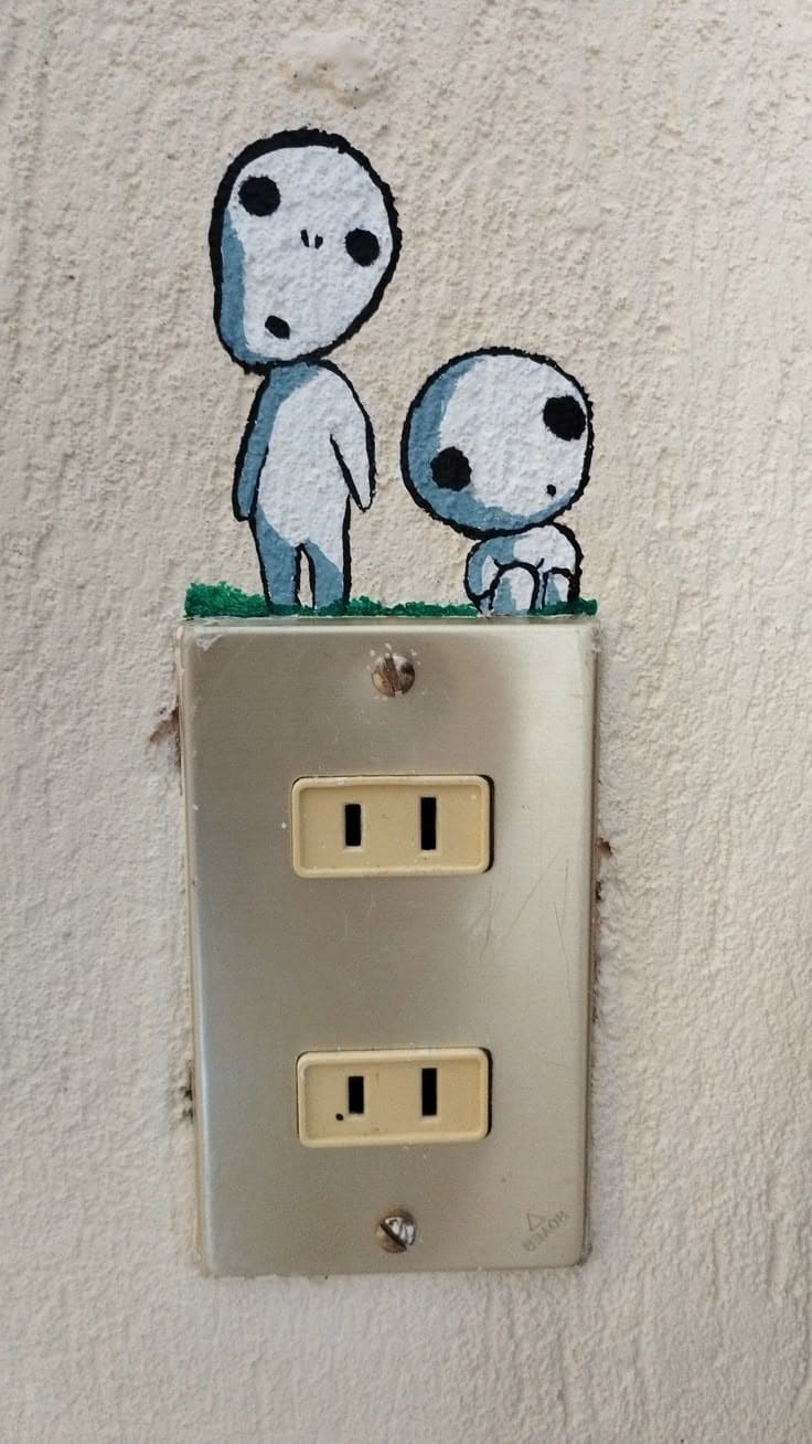 Whimsical Totoro Switchboard Charm