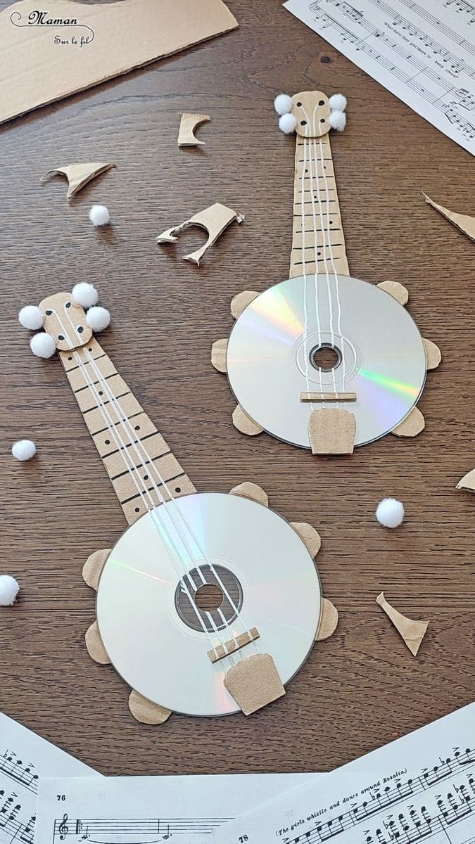 Melody Upcycled CD Stringed Wonders
