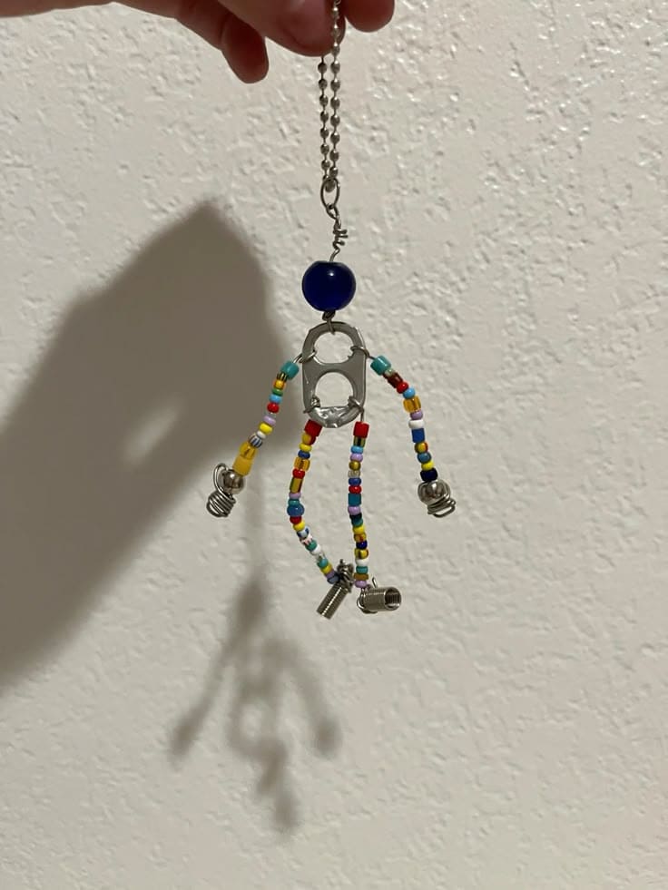 Whimsical Upcycled Soda Can Ring Buddy