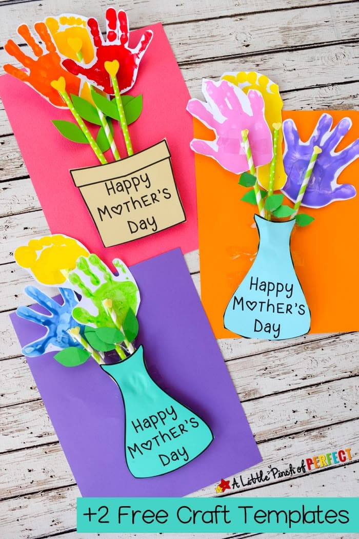 Handprint Flower Card