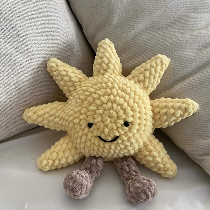 Crochet Sun Plush