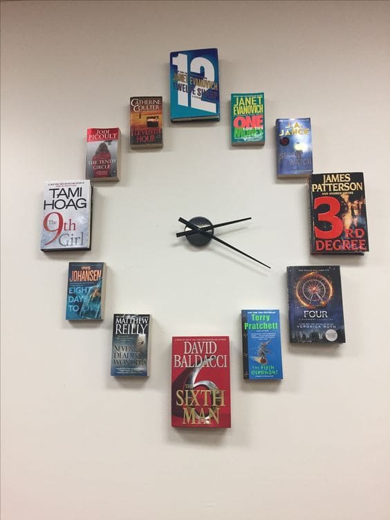 Book Lovers Ultimate Wall Clock