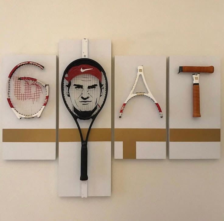 Iconic Racket Tribute Art